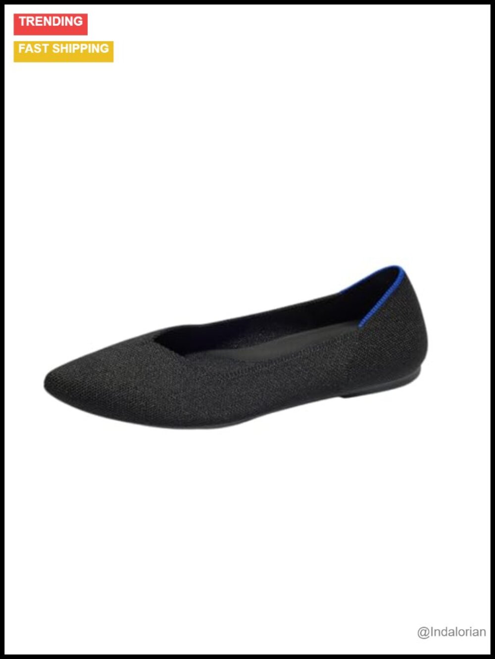 Pointed Toe Slip-On Ballet Flat Business Casual
